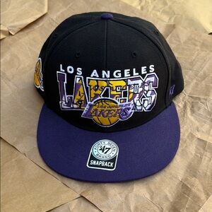 Vintage Rare LA Lakers 47 NBA HWC SnapBack